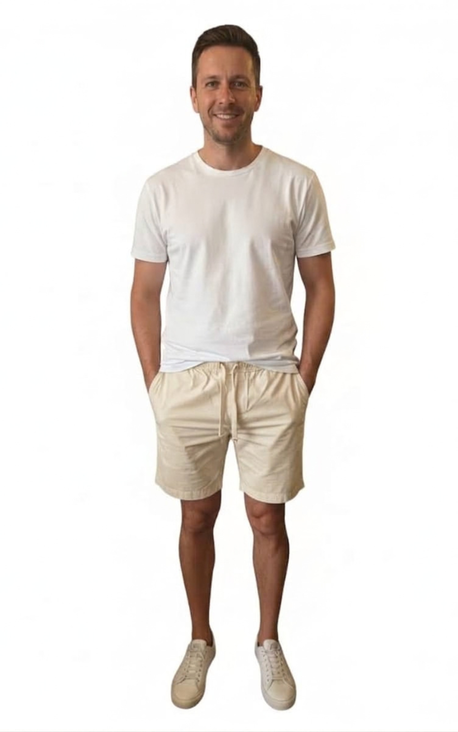 SHORT CARLOS BEIGE | BCK