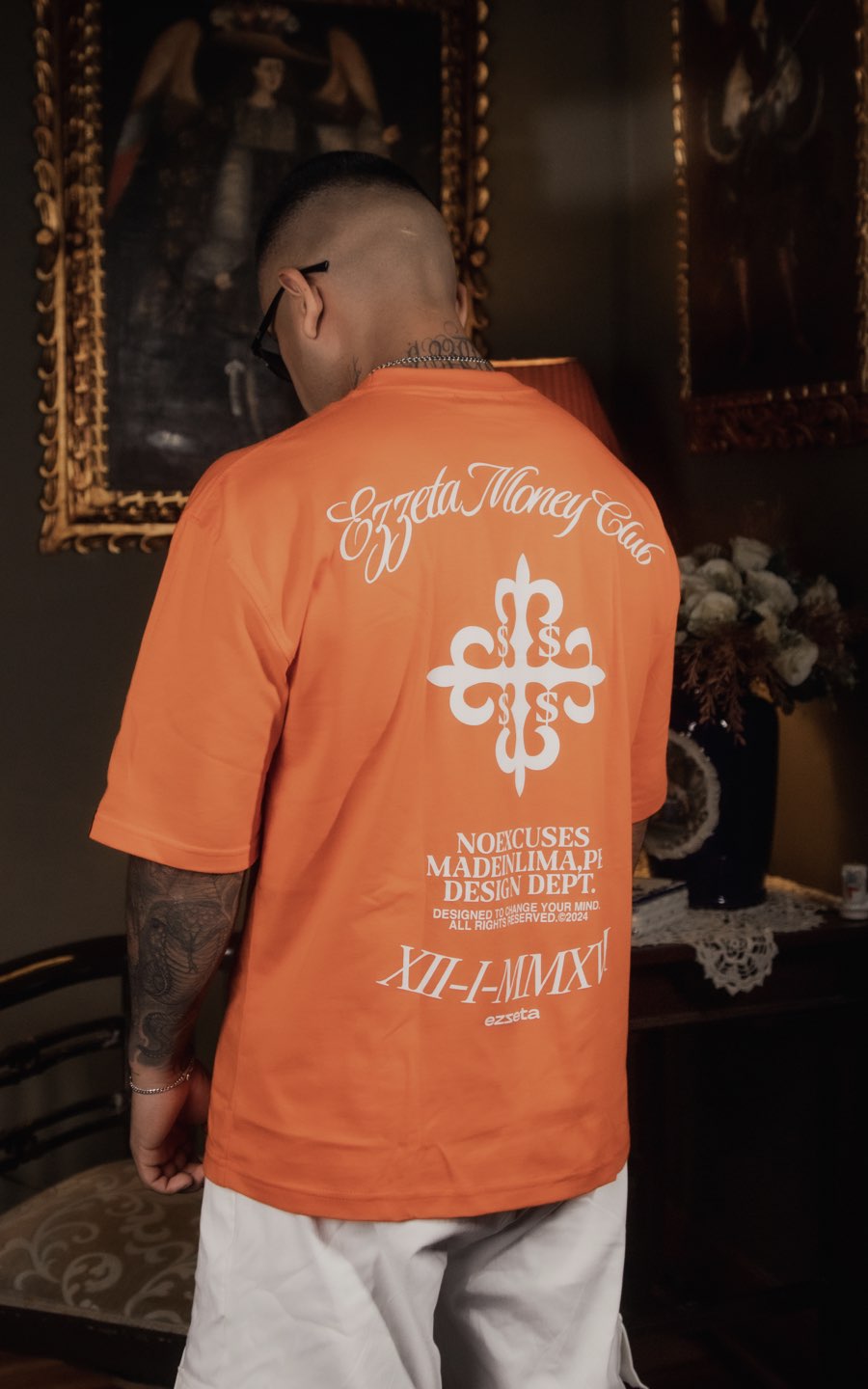 POLO OVERSIZE MONEY NARANJA | EZZETA