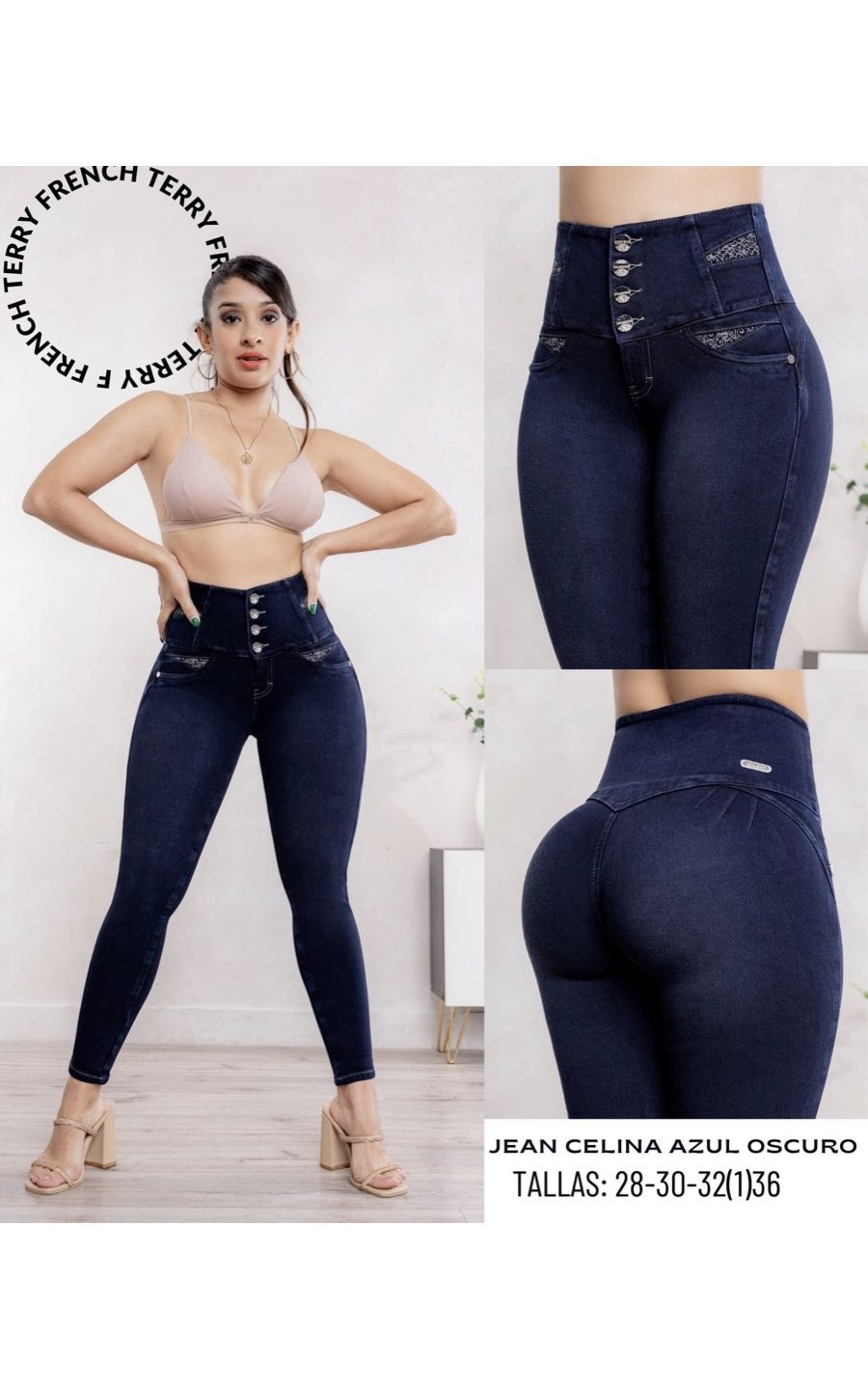 PANTALÓN CELINA-AZUL | VANISHA