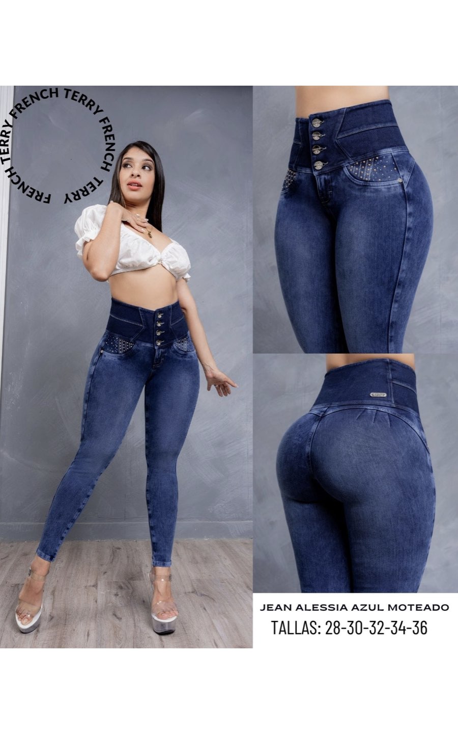 PANTALÓN ALESSIA AZUL | VANISHA
