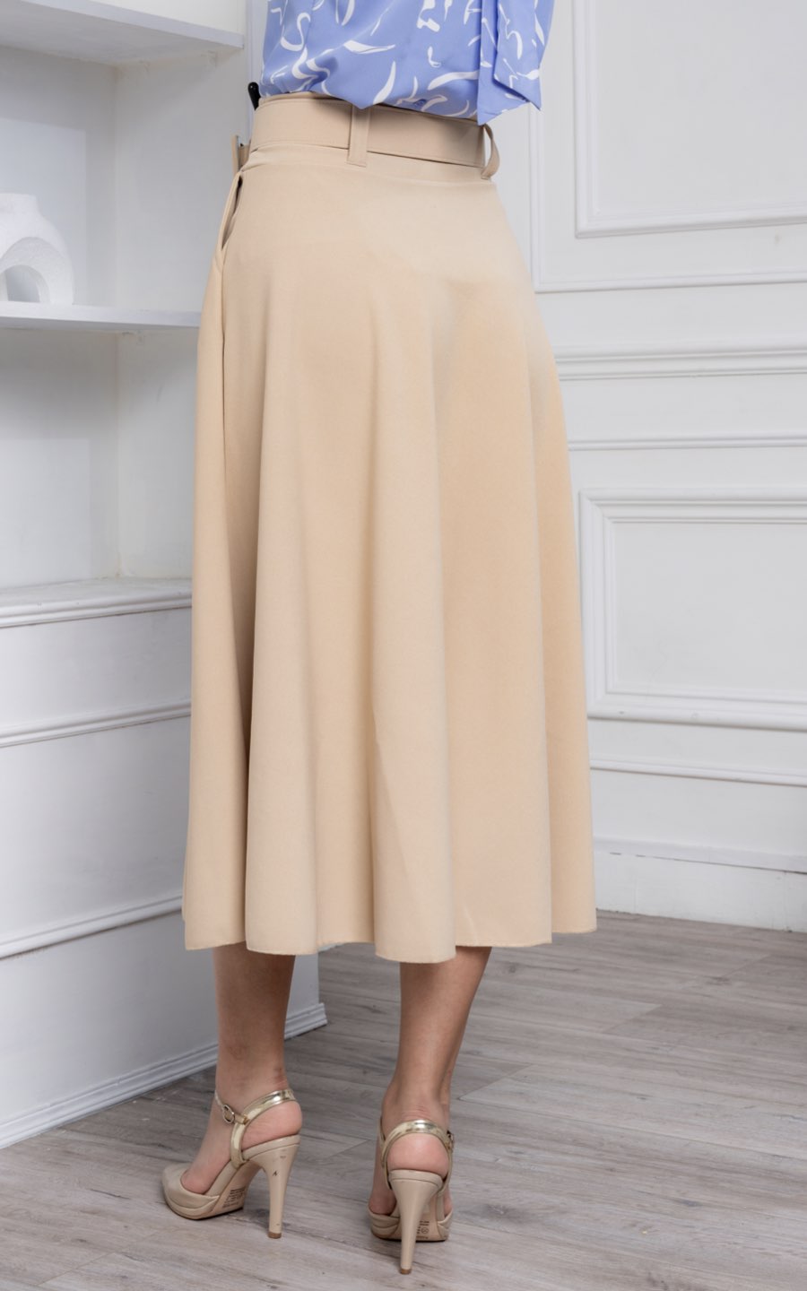 FALDA ELENA BEIGE | FLAVIAMA