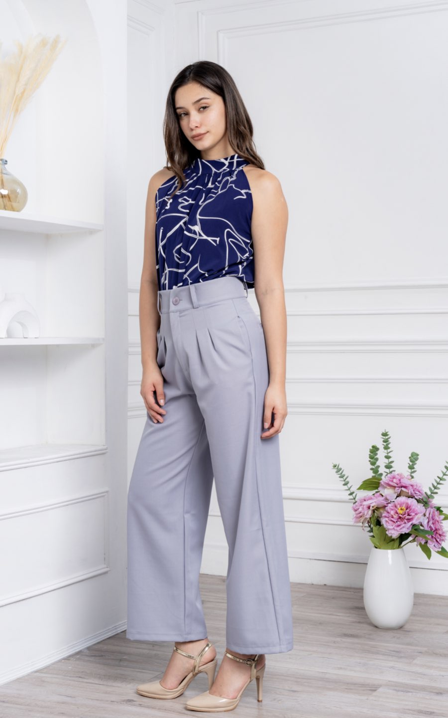 PANTALÓN CAMI GRIS | FLAVIAMA
