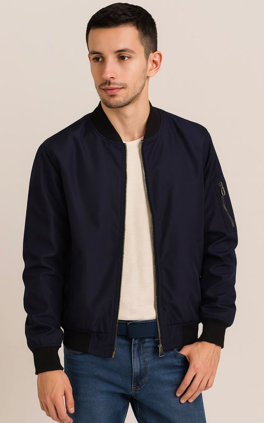 CASACA BOMBER NEGRA | Wolf Merc