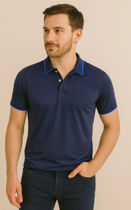 POLO ALGODON AZUL | GARETTO COLLECTION