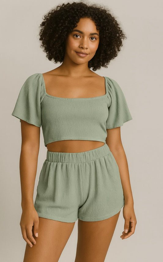 CONJUNTO SHA VERDE | KAPRICHOS