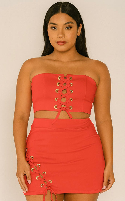 CONJUNTO LUCIA ROJO | KAPRICHOS