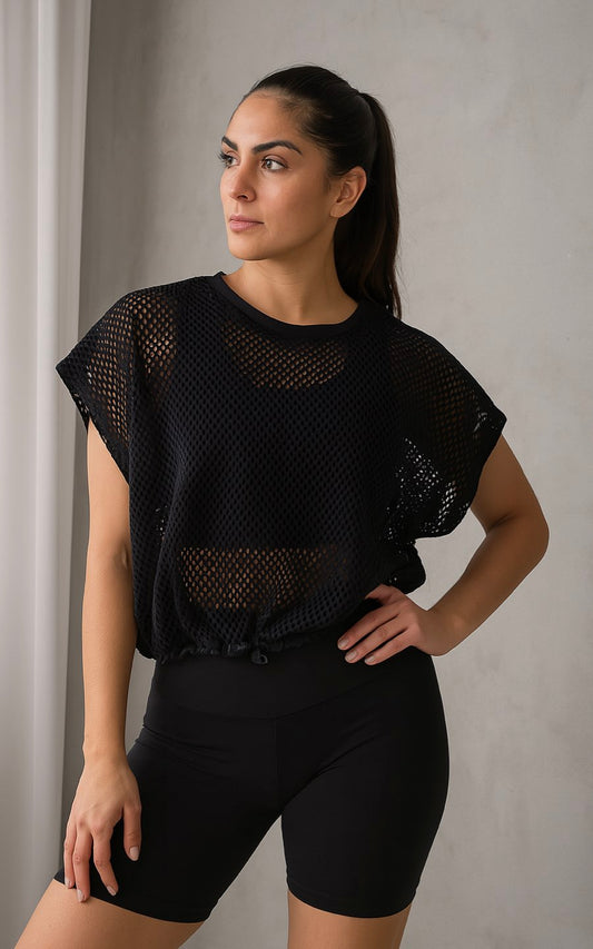 SUDADERA BRISA NEGRO | MYA LINE FITNESS