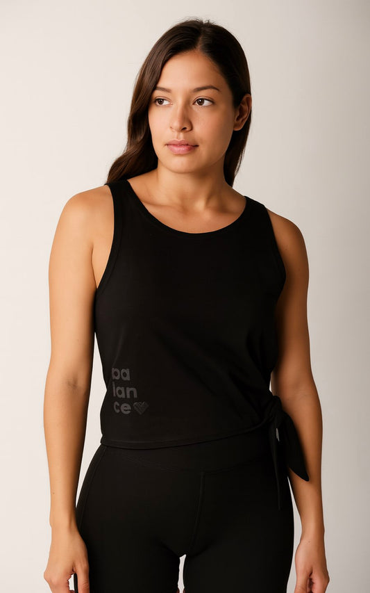 SUDADERA BALANCE NEGRO | MYA LINE FITNESS