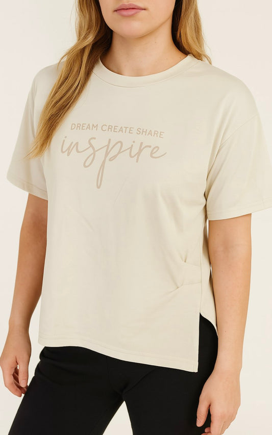 SUDADERA INSPIRE NUDE | MYA LINE FITNESS