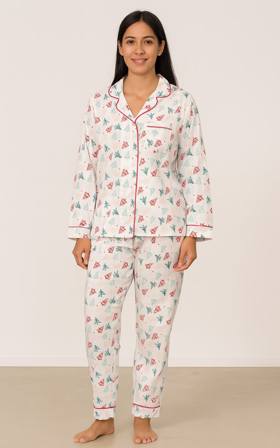 PIJAMA NAVIDEÑA BRILLO ÁRTICO | ENSUEÑOS