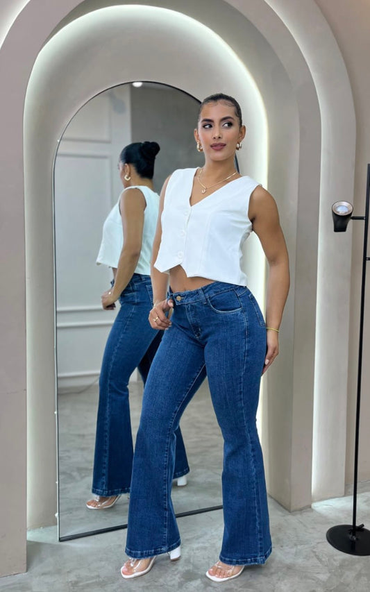 PANTALÓN LUNA AZUL | DAMAGYS JEANS