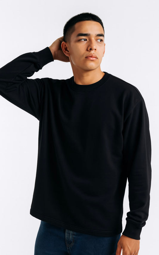 POLERA OVERSIZED NEGRO | SKEEP