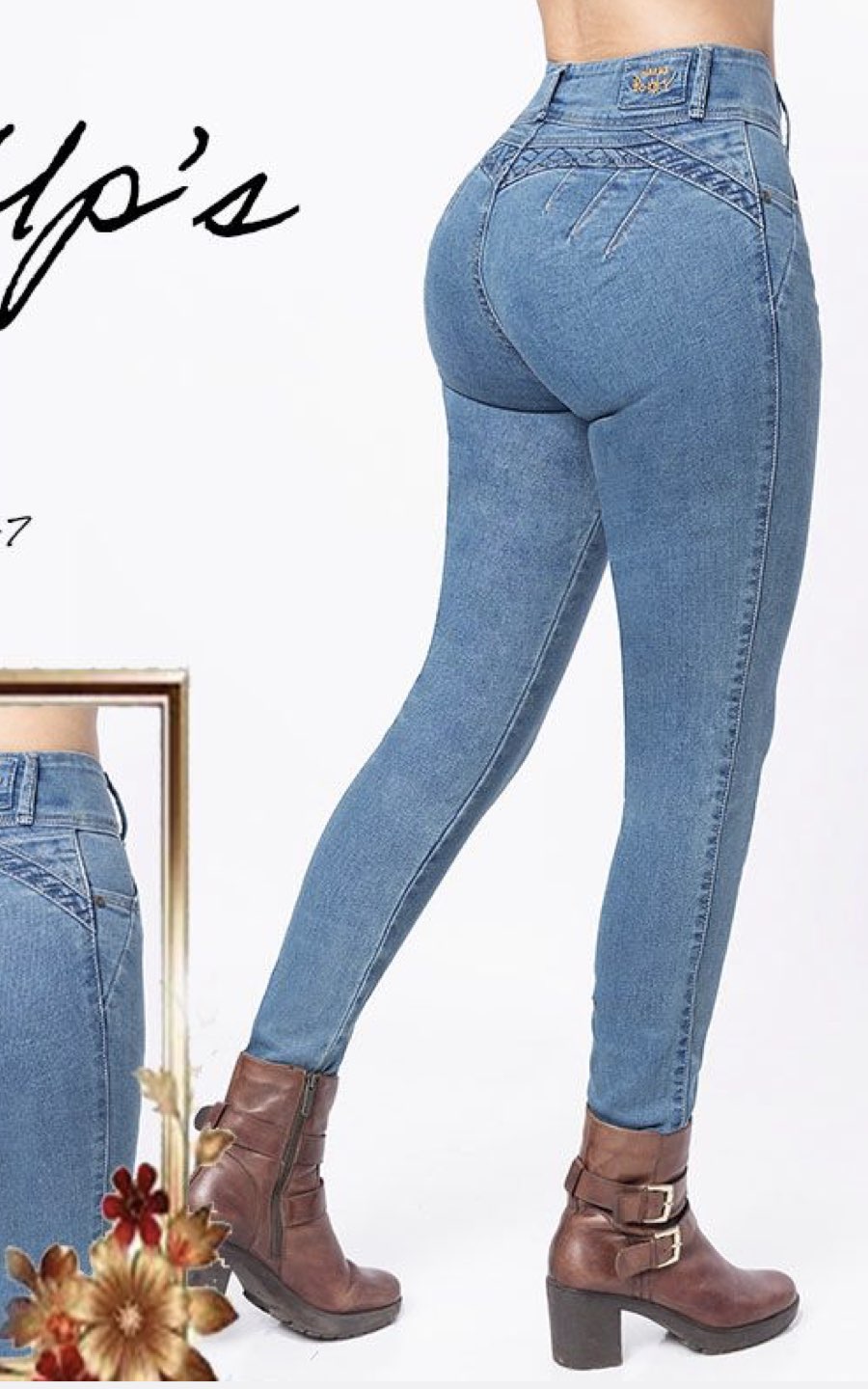 PANTALÓN ALEXIA CELESTE | JEANS ROY