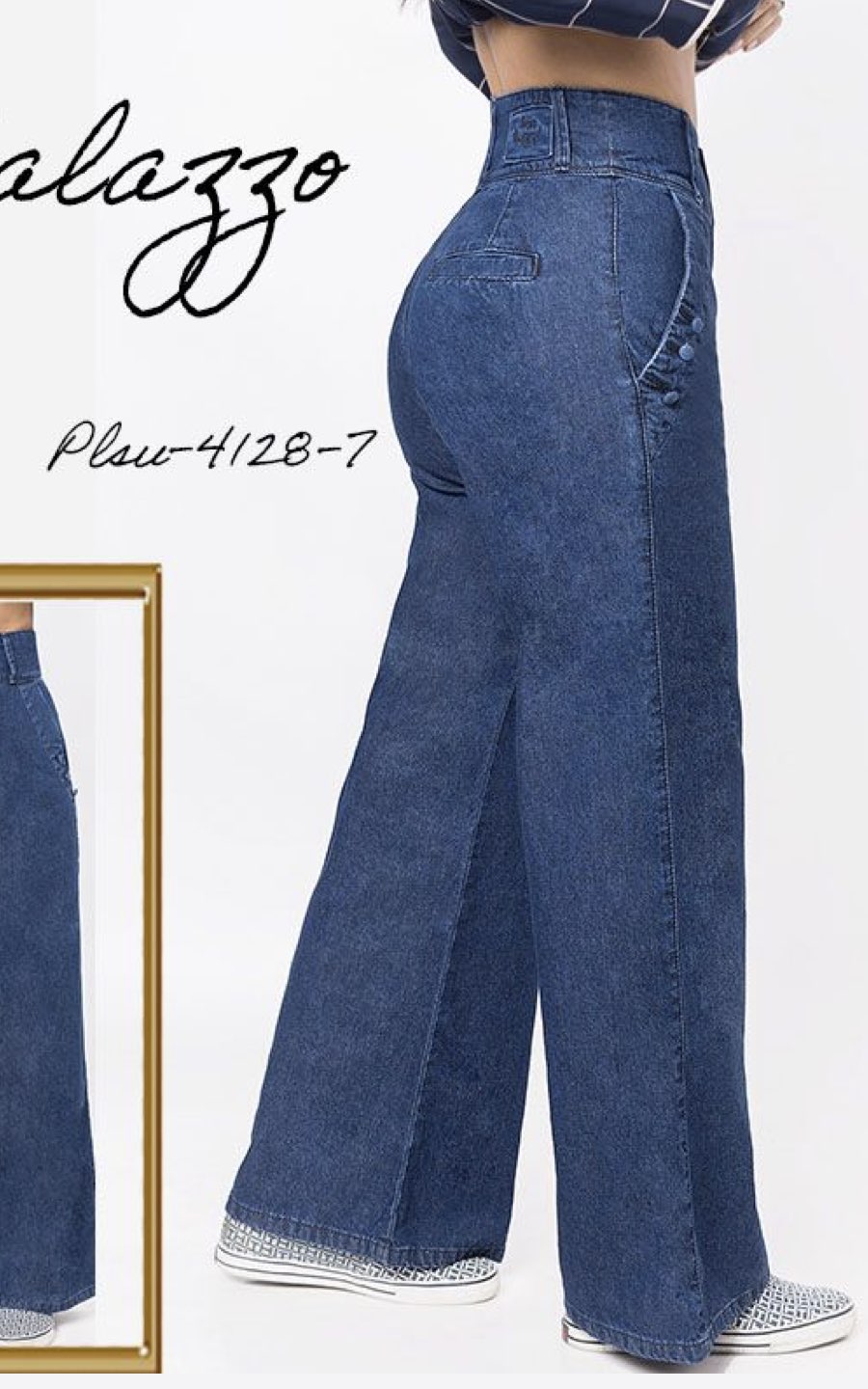 PANTALÓN LUISA AZUL | JEANS ROY