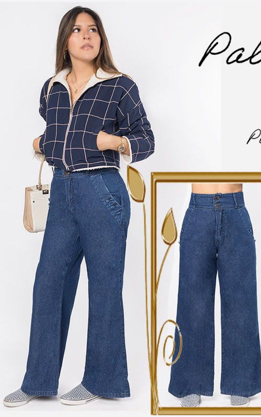 PANTALÓN LUISA AZUL | JEANS ROY