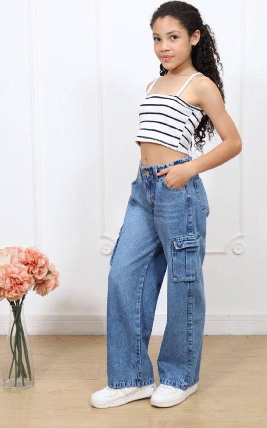 PANTALÓN LIZ AZUL | GARIS GARISITAS