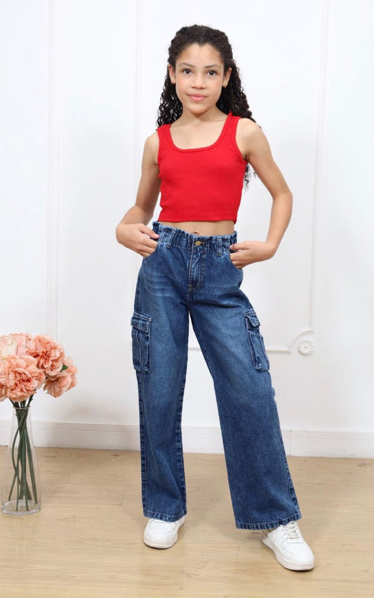 PANTALÓN LINA AZUL | GARIS GARISITAS