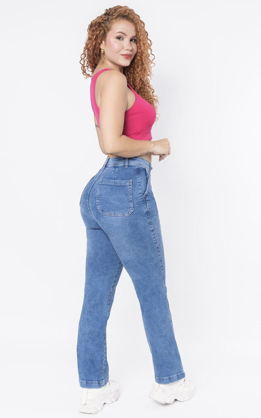 PANTALÓN JEANS SOL CELESTE | JIVA JEANS