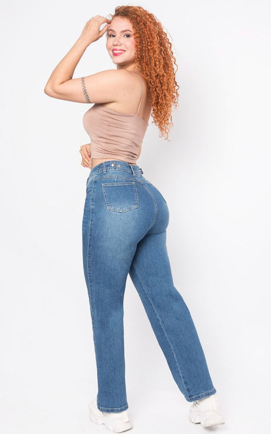 PANTALÓN KAROL AZUL | JIVA JEANS