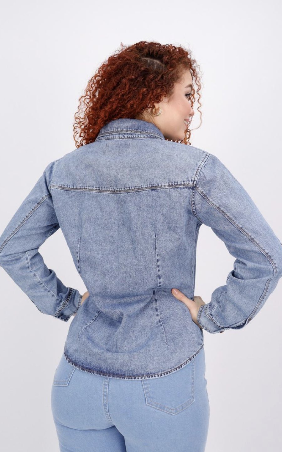 BLUSA JEANS CELESTE | JIVA JEANS