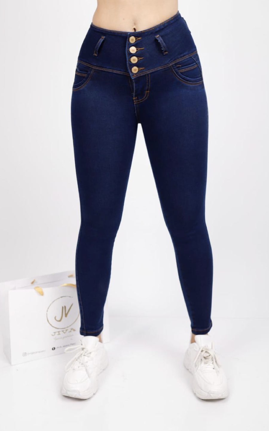 PANTALÓN JEANS AZUL NOCHE | JIVA JEANS