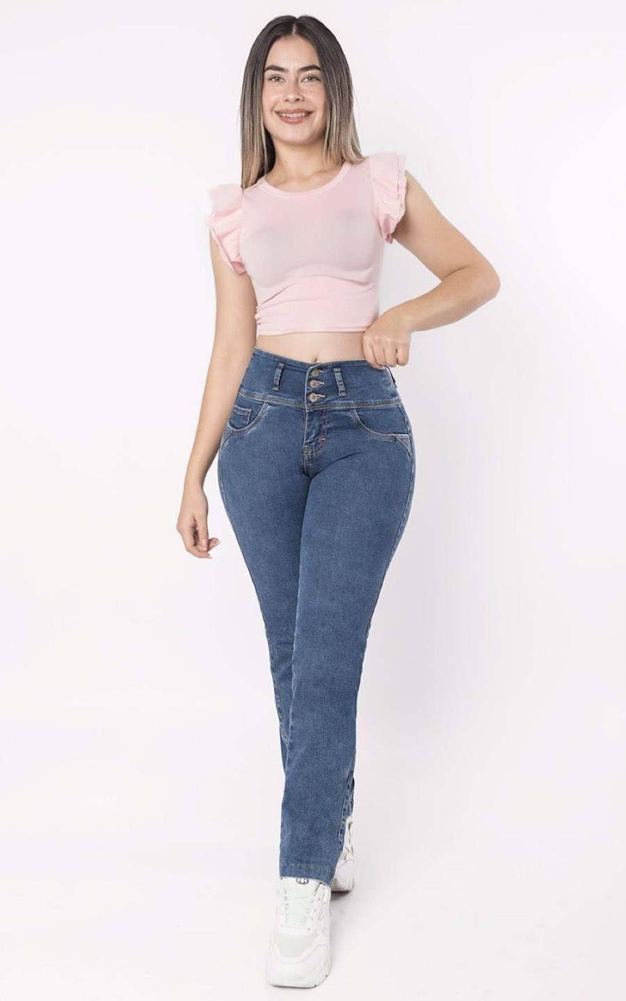 PANTALÓN JEANS MAR AZUL | JIVA JEANS
