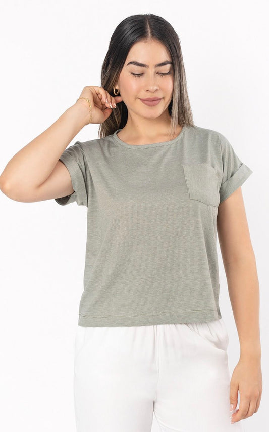 KIMONO LISTADO GRIS | BOOM