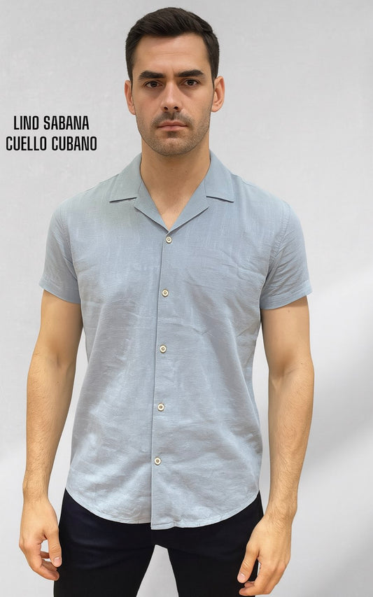 CAMISA FIDEL CELESTE | GARETTO COLLECTION