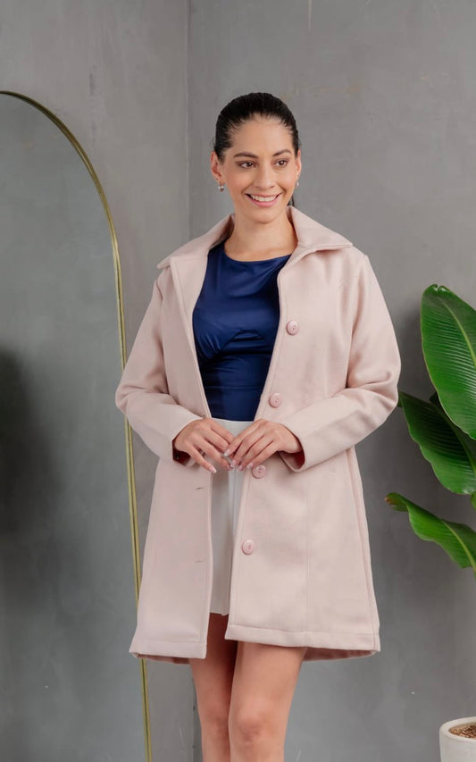 ABRIGO SOFIA ROSADO | ZACAY