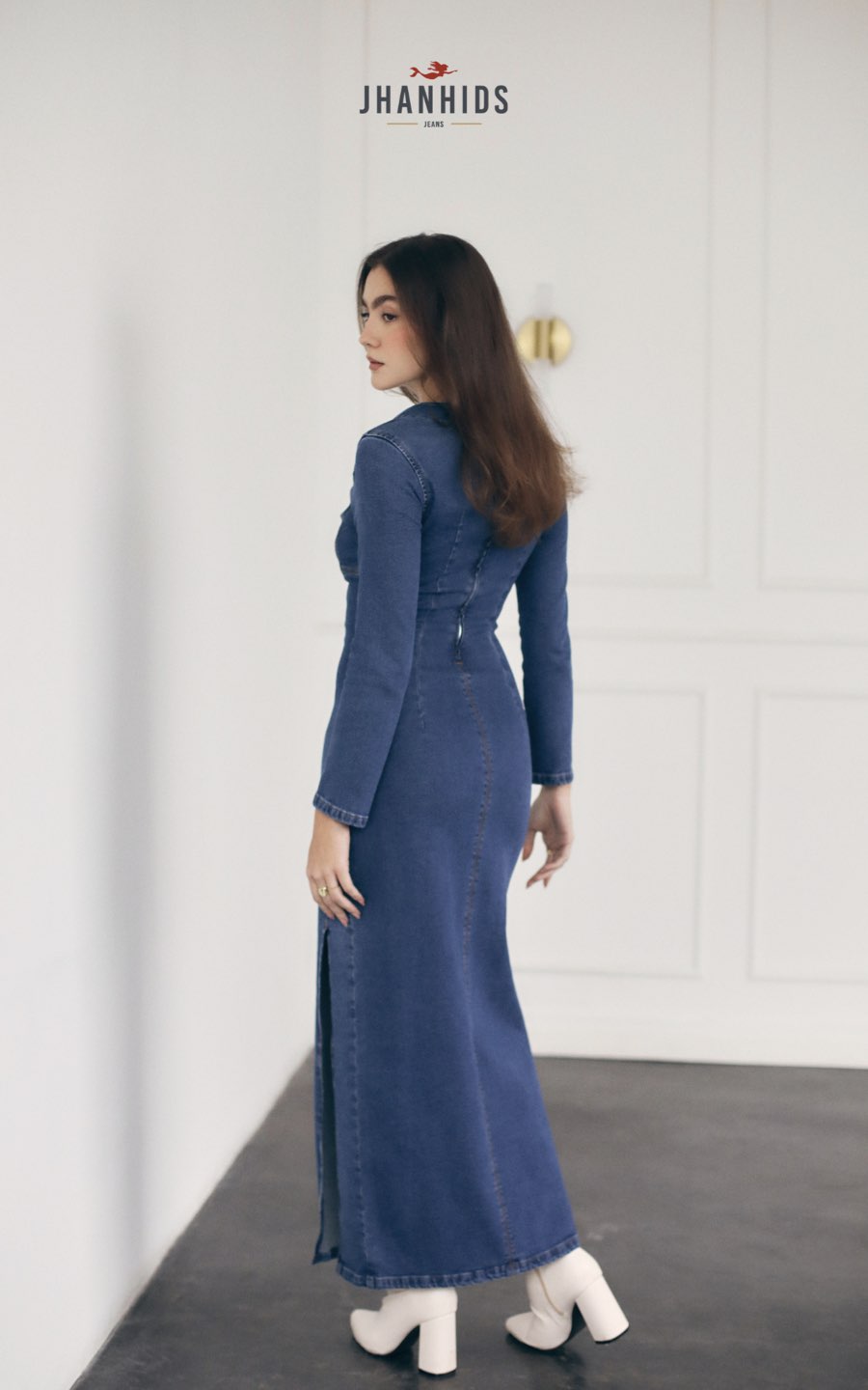 VESTIDO ROCKSANA AZUL | JHAN HIDS