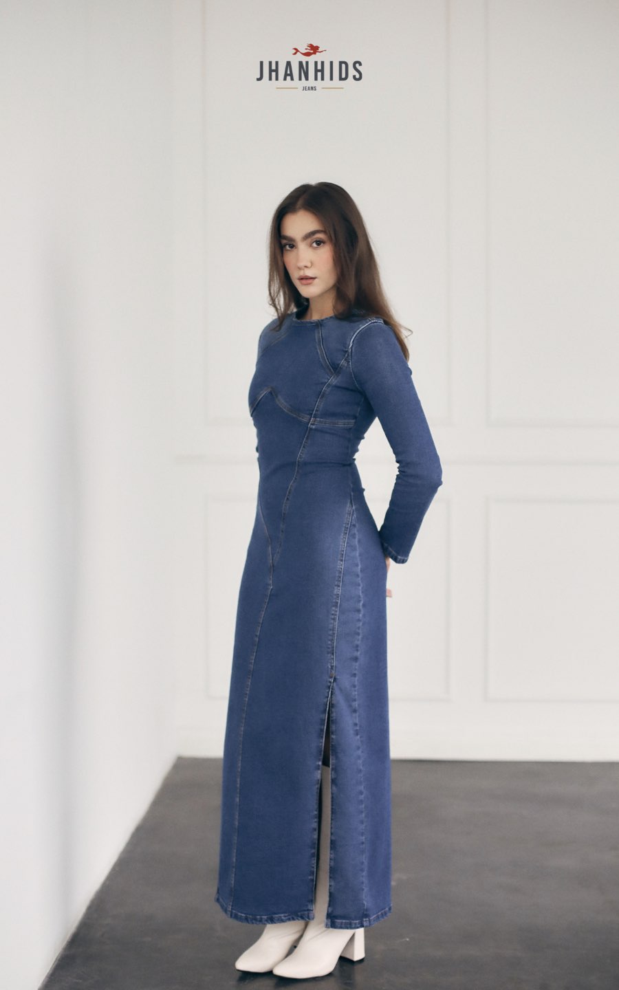 VESTIDO ROCKSANA AZUL | JHAN HIDS
