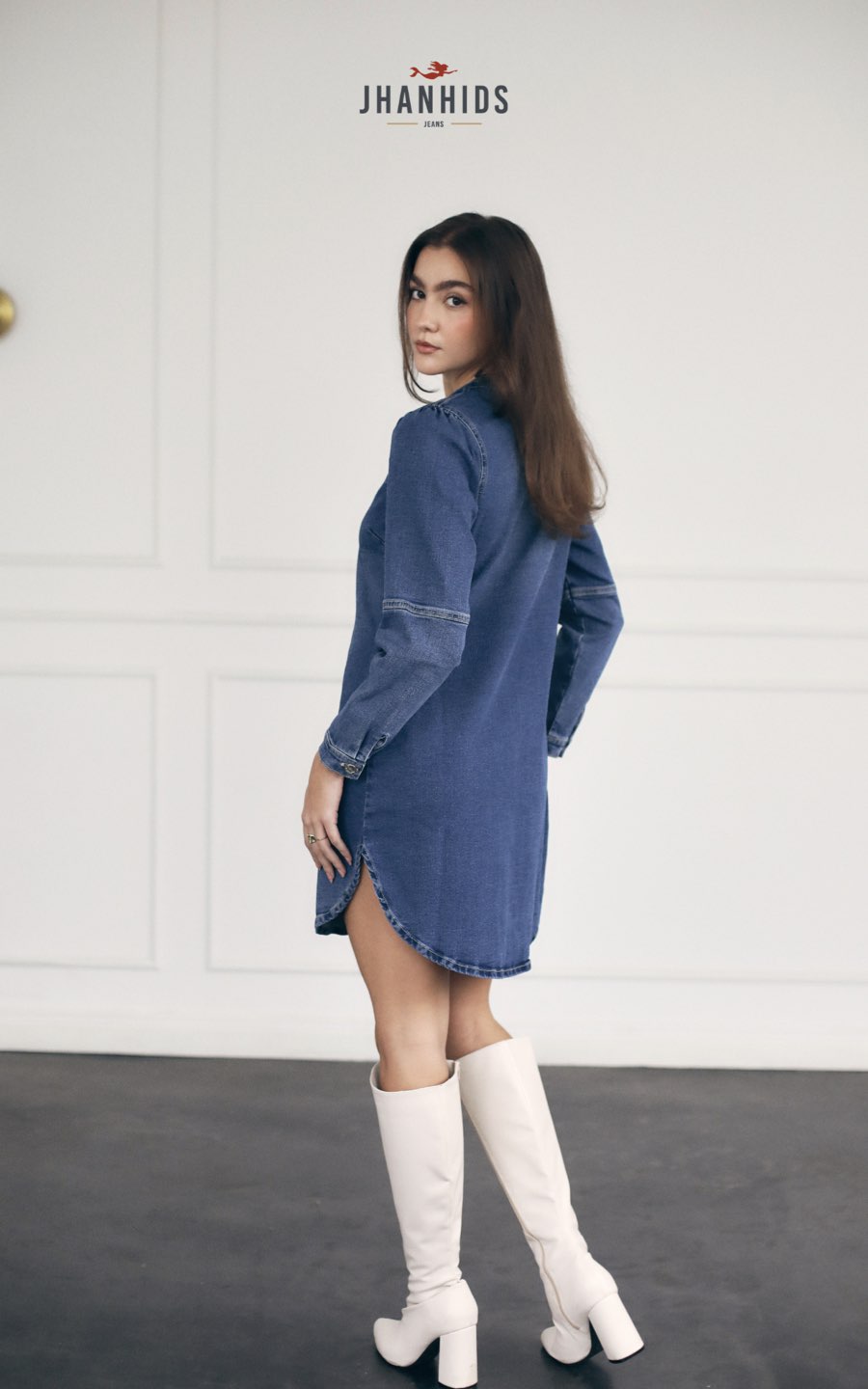 VESTIDO NAZLI AZUL | JHAN HIDS