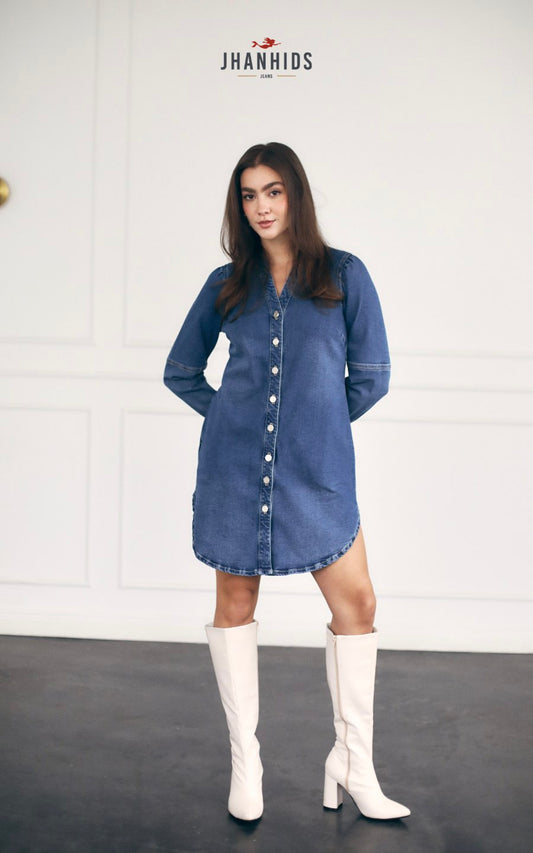 VESTIDO NAZLI AZUL | JHAN HIDS