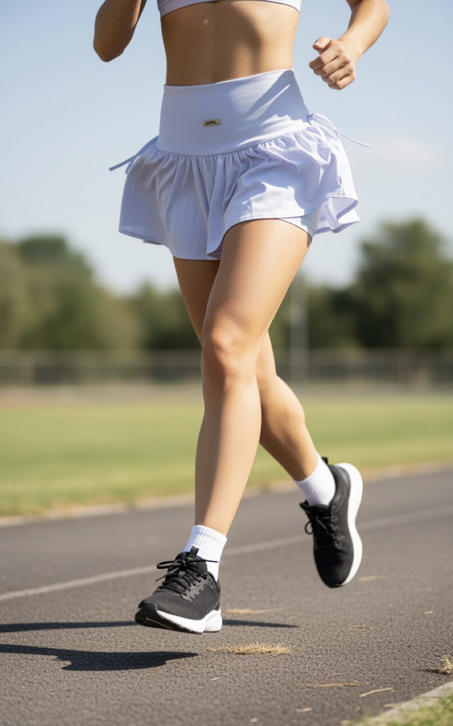 SHORTS FALDA MOON BLANCO | MYA LINE FITNESS