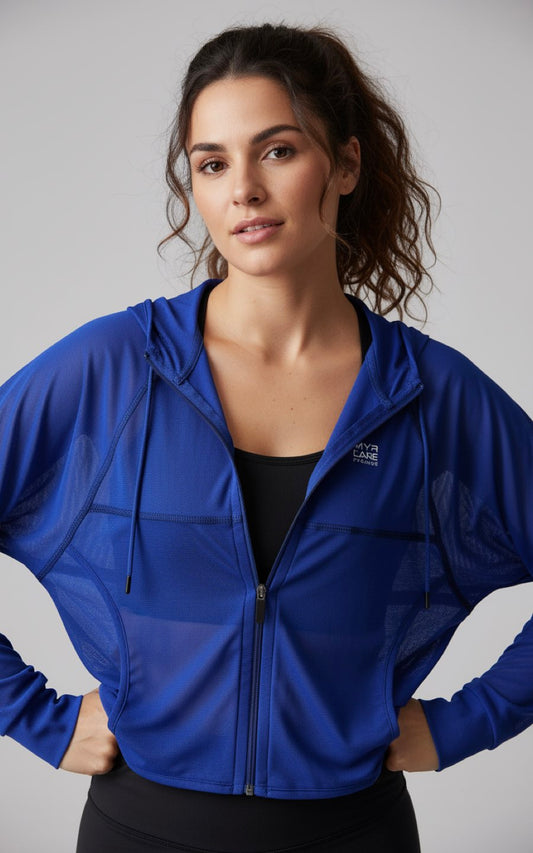 CASACA BÉLGICA AZUL | MYA LINE FITNESS