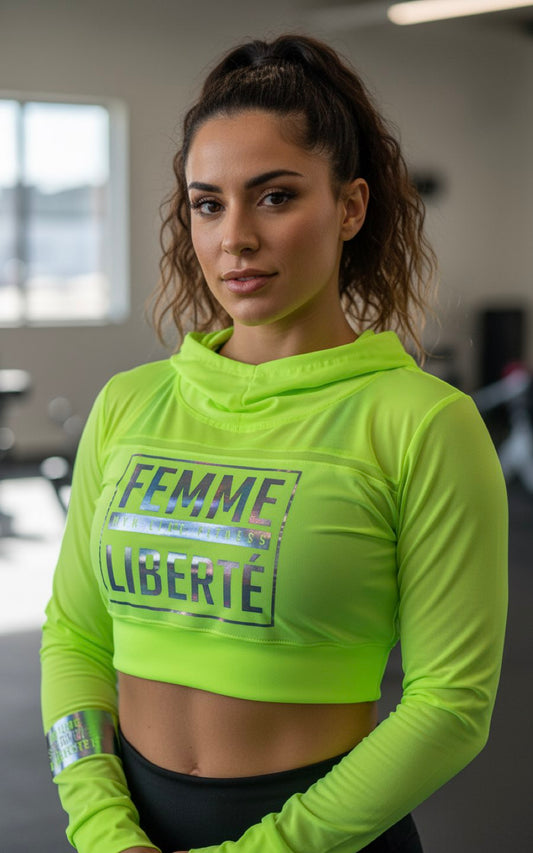 SUDADERA ALIBERTE VERDE | MYA LINE FITNESS