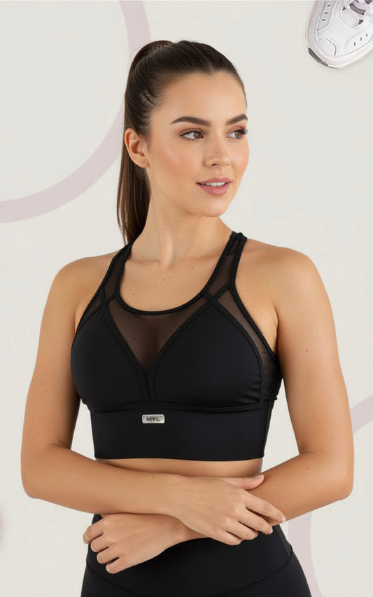 TOP MOON NEGRO | MYA LINE FITNESS