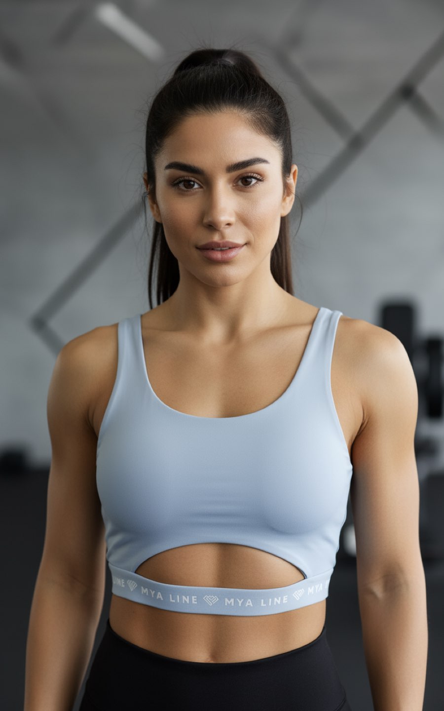 TOP OCEANO CELESTE | MYA LINE FITNESS
