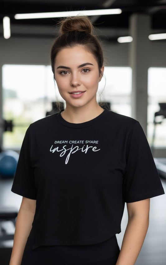 SUDADERA INSPIRE NEGRO | MYA LINE FITNESS
