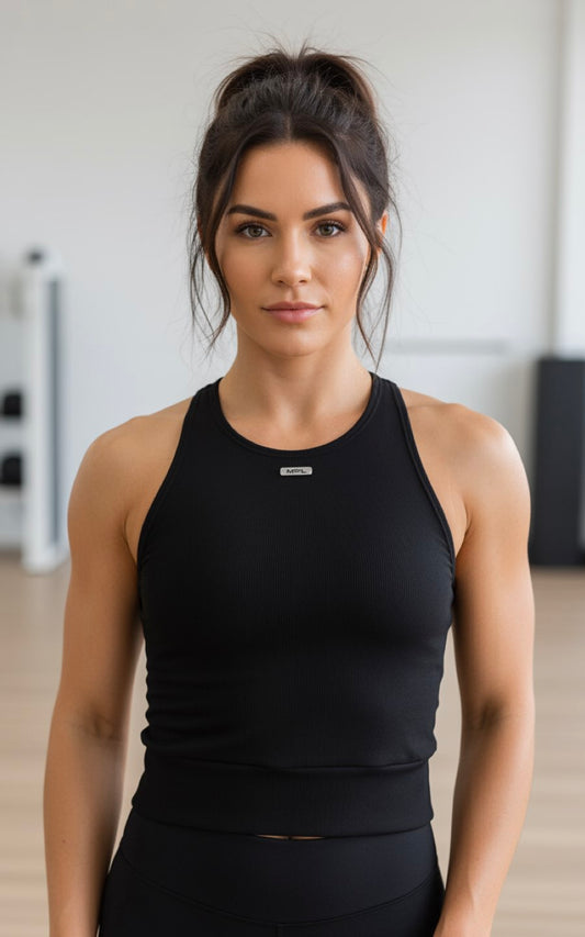 SUDADERA KELLER NEGRO | MYA LINE FITNESS