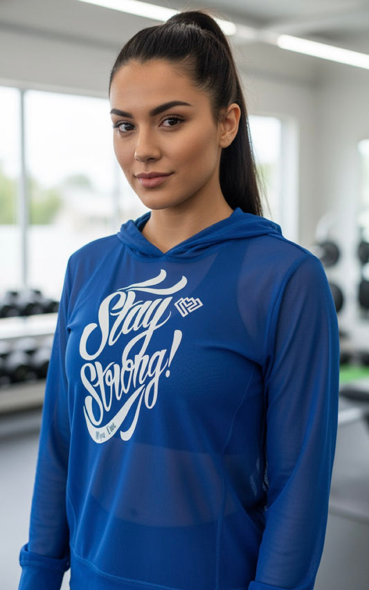SUDADERA RINA AZUL | MYA LINE FITNESS