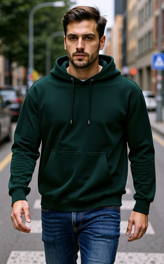 HODDIE BOXY FIT VERDE | SKEEP