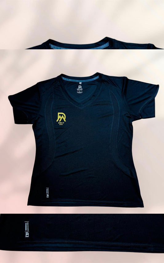 POLO DEPORTIVO NEGRO | DIMAT SPORT