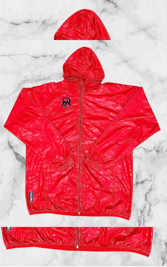 CASACA CORTAVIENTO UNISEX ROJA | DIMAT SPORT