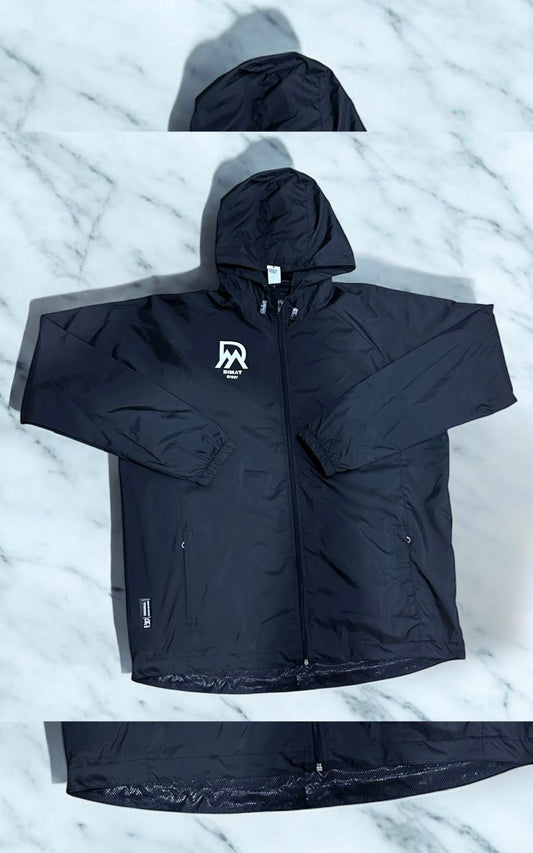 CASACA CORTAVIENTO UNISEX NEGRO | DIMAT SPORT