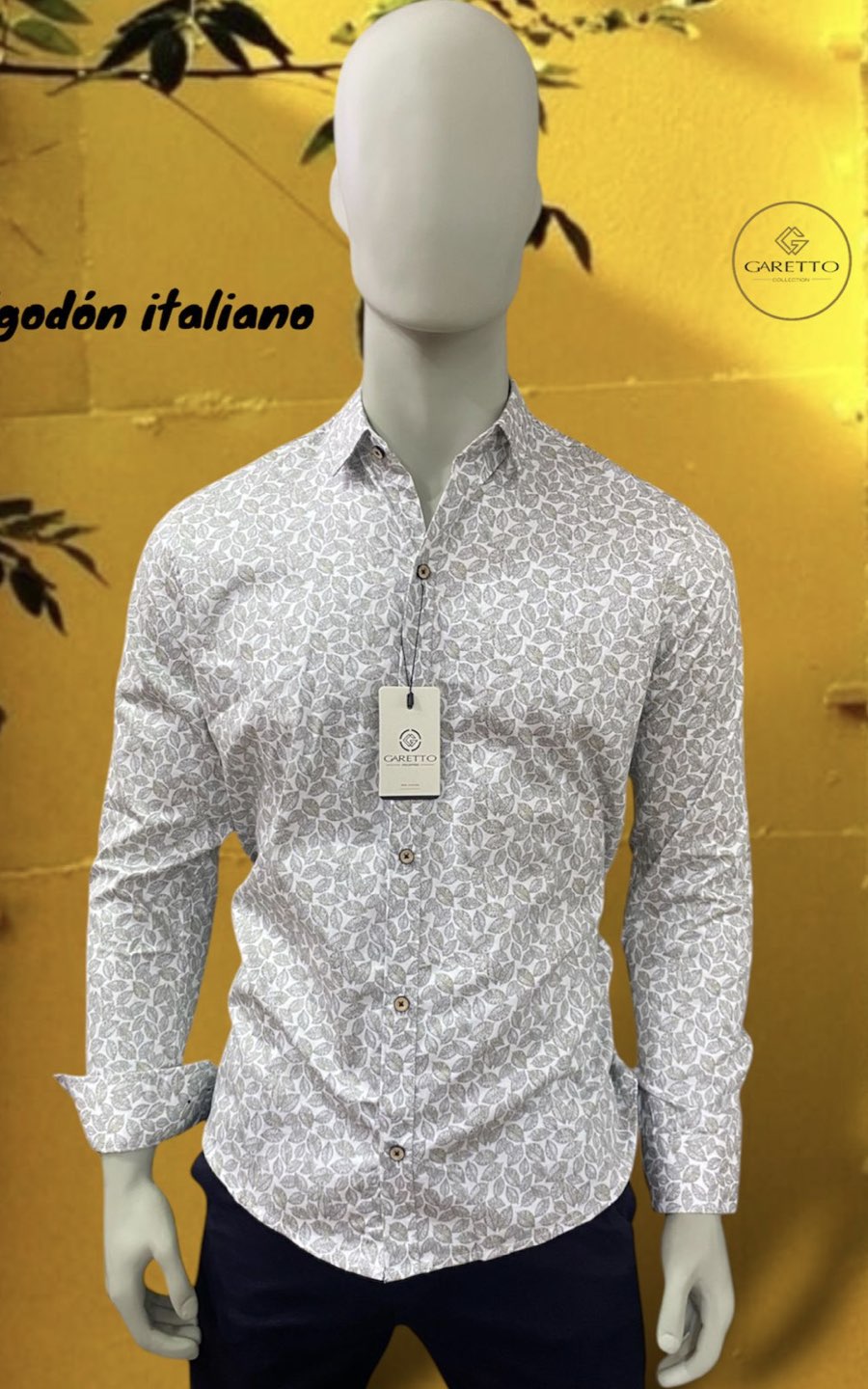 CAMISA MANGA LARGA DISEÑO | GARETTO COLLECTION