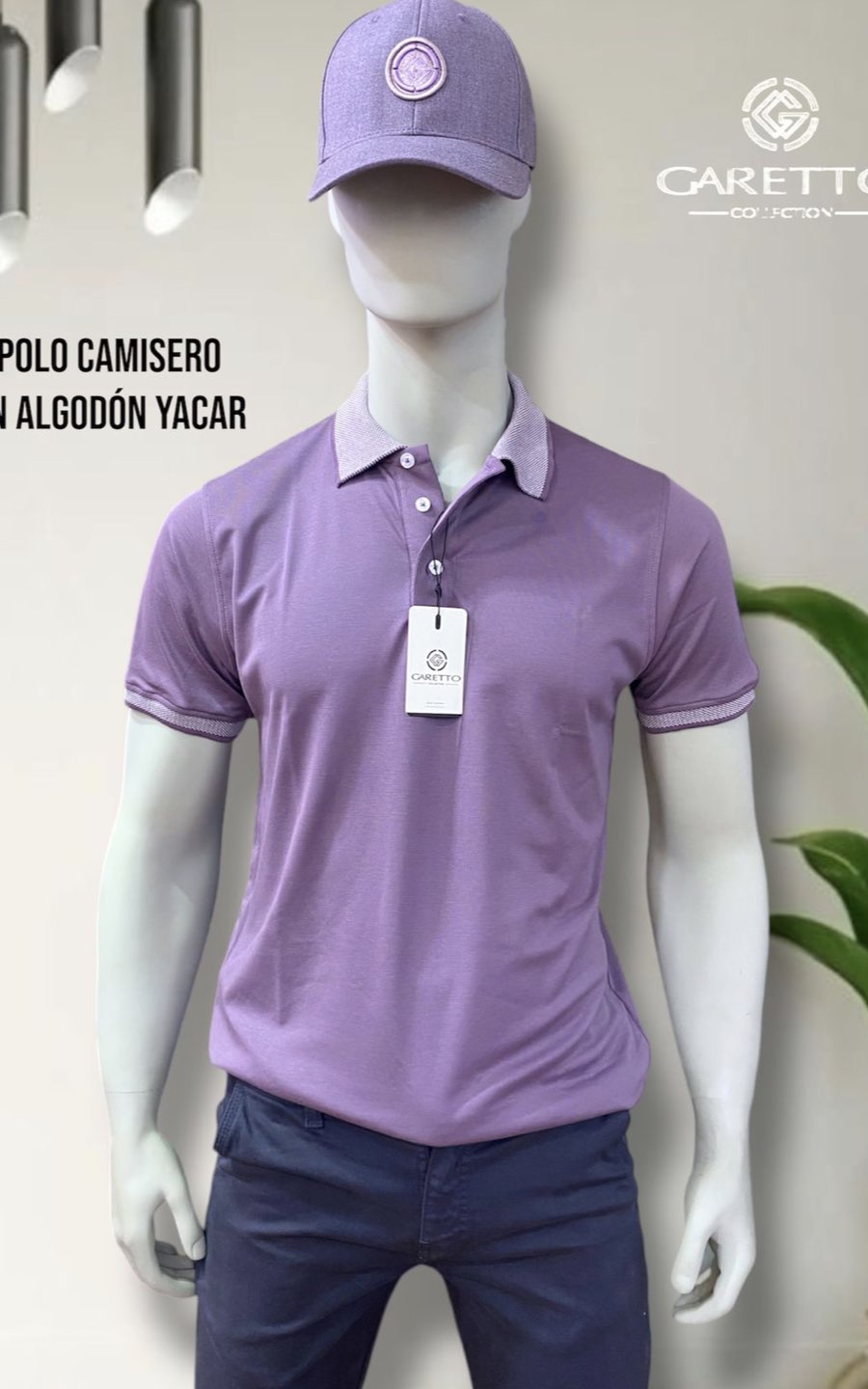 POLO ALGODON LILA | GARETTO COLLECTION