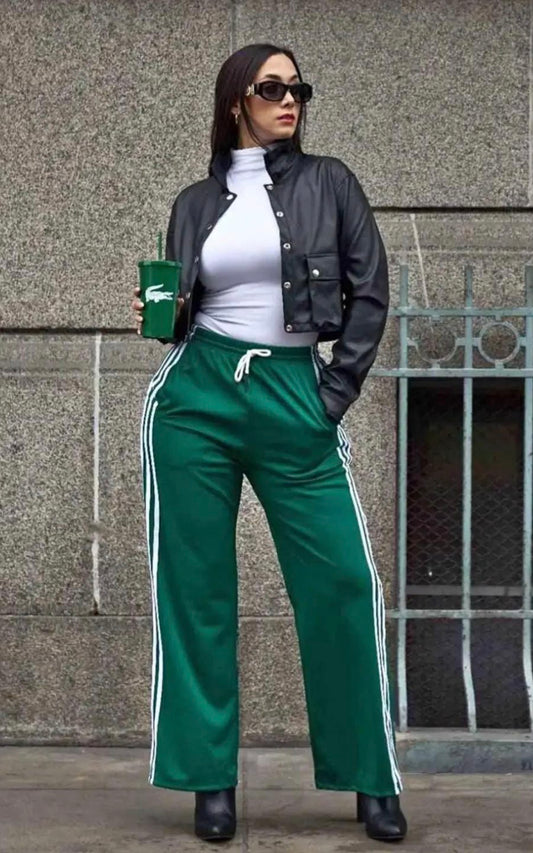 TRACK PANTS VERDE | PINK LV