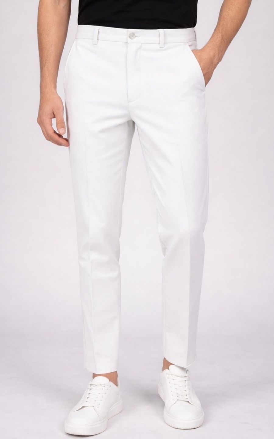 PANTALÓN DRILL SASTRE BLANCO | GARETTO COLLECTION