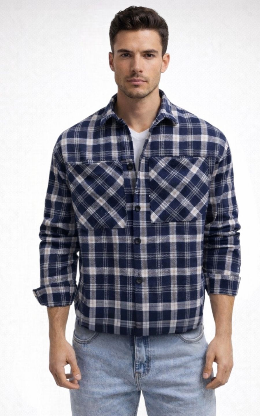 CAMISA CRACKER AZUL | GARETTO COLLECTION